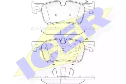 Icer 182158 Brake pads Icer 182158 Brake pads
