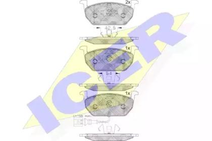 Icer 182189 Brake pads Icer 182189 Brake pads