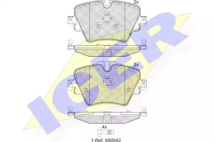 Icer 182216 Brake pads