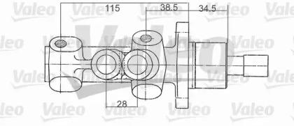 Valeo 402190 Cylinder brake master