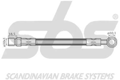 S.B.S. 1330854523 Шланг гальмівний