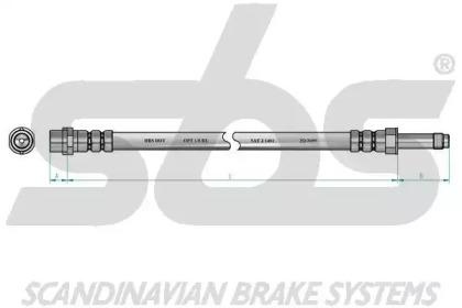 S.B.S. 13308547134 Шланг тормозной S.B.S. 13308547134 Шланг тормозной