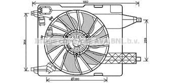 Ava RT7539 Fan and motor assy Ava RT7539 Fan and motor assy