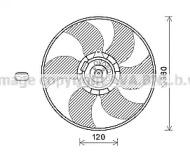 Ava RT7604 Fan and motor assy Ava RT7604 Fan and motor assy