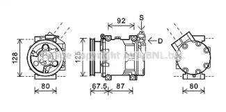 Ava RTAK619 Compressor assy cooler Ava RTAK619 Compressor assy cooler