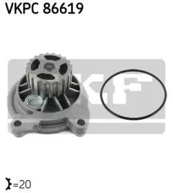 SKF VKPC 86619 Насос охолоджуючої рідини SKF VKPC 86619 Насос охолоджуючої рідини