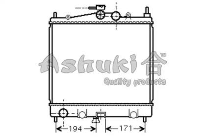 Ashuki N651-19 Радіатор Ashuki N651-19 Радіатор