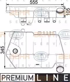 Hella 8MA 376 731-621 Reservoir assy coolant Hella 8MA 376 731-621 Reservoir assy coolant