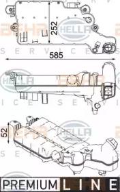 Hella 8MA 376 750-611 Reservoir assy coolant Hella 8MA 376 750-611 Reservoir assy coolant