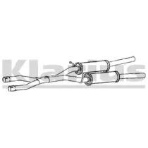 Klarius AU392J Muffler assy front