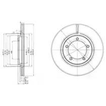 Delphi BG2534 Brake disc