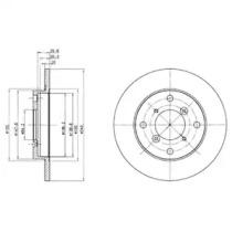 Delphi BG2646 Диск гальмівний Delphi BG2646 Диск гальмівний