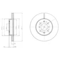 Delphi BG2759 Brake disc Delphi BG2759 Brake disc