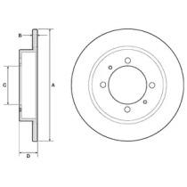 Delphi BG3203 Диск тормозной Delphi BG3203 Диск тормозной
