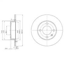 Delphi BG3505 Диск тормозной