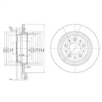 Delphi BG3515 Диск гальмівний Delphi BG3515 Диск гальмівний