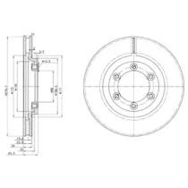 Delphi BG3523 Brake disc Delphi BG3523 Brake disc