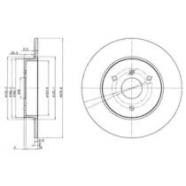 Delphi BG3526 Brake disc Delphi BG3526 Brake disc