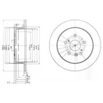 Delphi BG3779 Brake disc