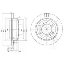 Delphi BG3813 Диск тормозной