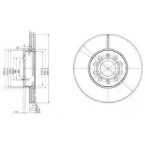 Delphi BG3833-C Диск гальмівний Delphi BG3833-C Диск гальмівний