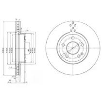 Delphi BG3838 Диск тормозной Delphi BG3838 Диск тормозной