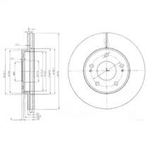 Delphi BG3848 Brake disc