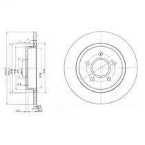 Delphi BG3897C Brake disc Delphi BG3897C Brake disc