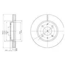Delphi BG4068 Диск гальмівний