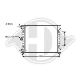 Diederichs 8502018 Радіатор