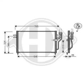 Diederichs 8580521 Конденсер Diederichs 8580521 Конденсер