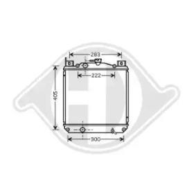 Diederichs 8641305 Радіатор Diederichs 8641305 Радіатор