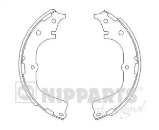 Nipparts J3502046 Колодки гальмівні