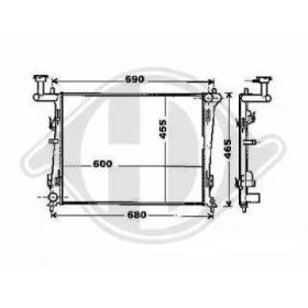 Diederichs 8655302 Радіатор