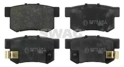 Swag 85 91 6297 Brake pads