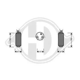 Diederichs 8684101 Receiver tank air conditioner