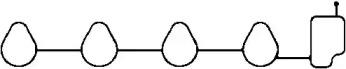 BGA MG8505 Прокладка впускного колектора