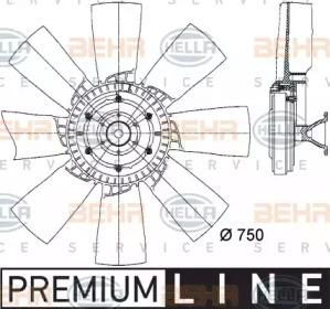 Hella 8MV 376 728-371 Віскомуфта