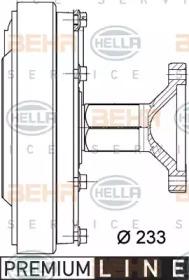 Hella 8MV 376 728-761 Муфта вентилятора Hella 8MV 376 728-761 Муфта вентилятора