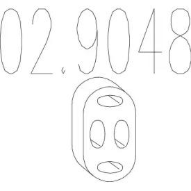 MTS 02.9048 Wieszak tlumika klasa