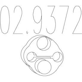 MTS 02.9372 Кронштейн системи випуску відпрацьованих газів MTS 02.9372 Кронштейн системи випуску відпрацьованих газів