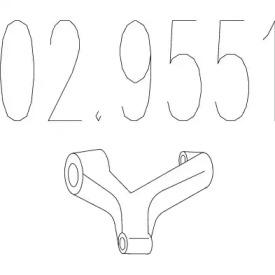 MTS 02.9551 Wieszak tlumika klasa MTS 02.9551 Wieszak tlumika klasa