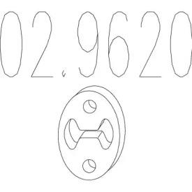 MTS 02.9620 Wieszak tlumika klasa MTS 02.9620 Wieszak tlumika klasa