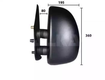 Alkar 9254961 Дзеркало зовнішнє заднього виду Alkar 9254961 Дзеркало зовнішнє заднього виду