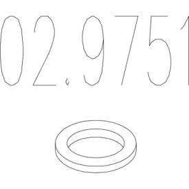 MTS 02.9751 Прокладка глушителя MTS 02.9751 Прокладка глушителя