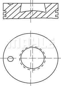 Mahle Original 003 82 10 Поршень