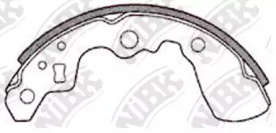 NIBK FN9933 Колодки гальмівні NIBK FN9933 Колодки гальмівні