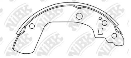 NIBK FN9969 Колодки гальмівні NIBK FN9969 Колодки гальмівні