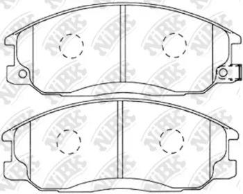 NIBK PN0103 Brake pads
