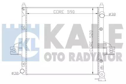Kale Oto Radyator 342090 Радіатор